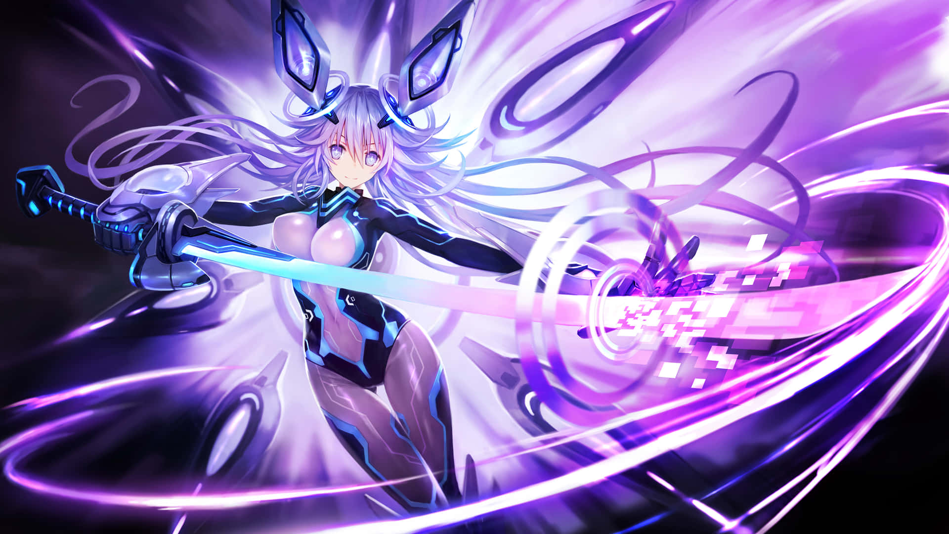 Level Up Your Gaming Experience with Hyperdimension Neptunia Wallpaper