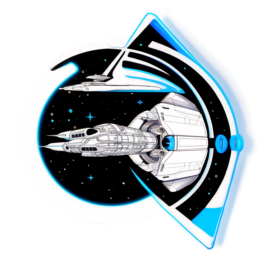 Hyperspace Capable Starship Png 06202024 PNG