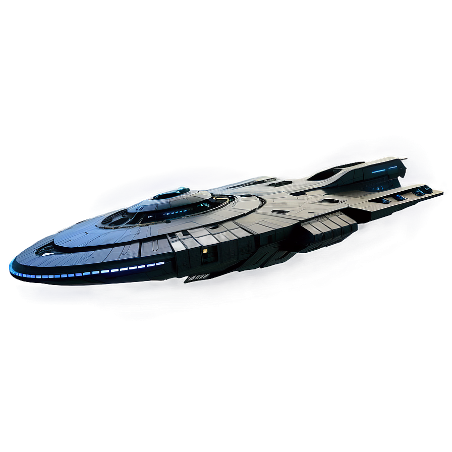 Hyperspace Capable Starship Png 06202024 PNG