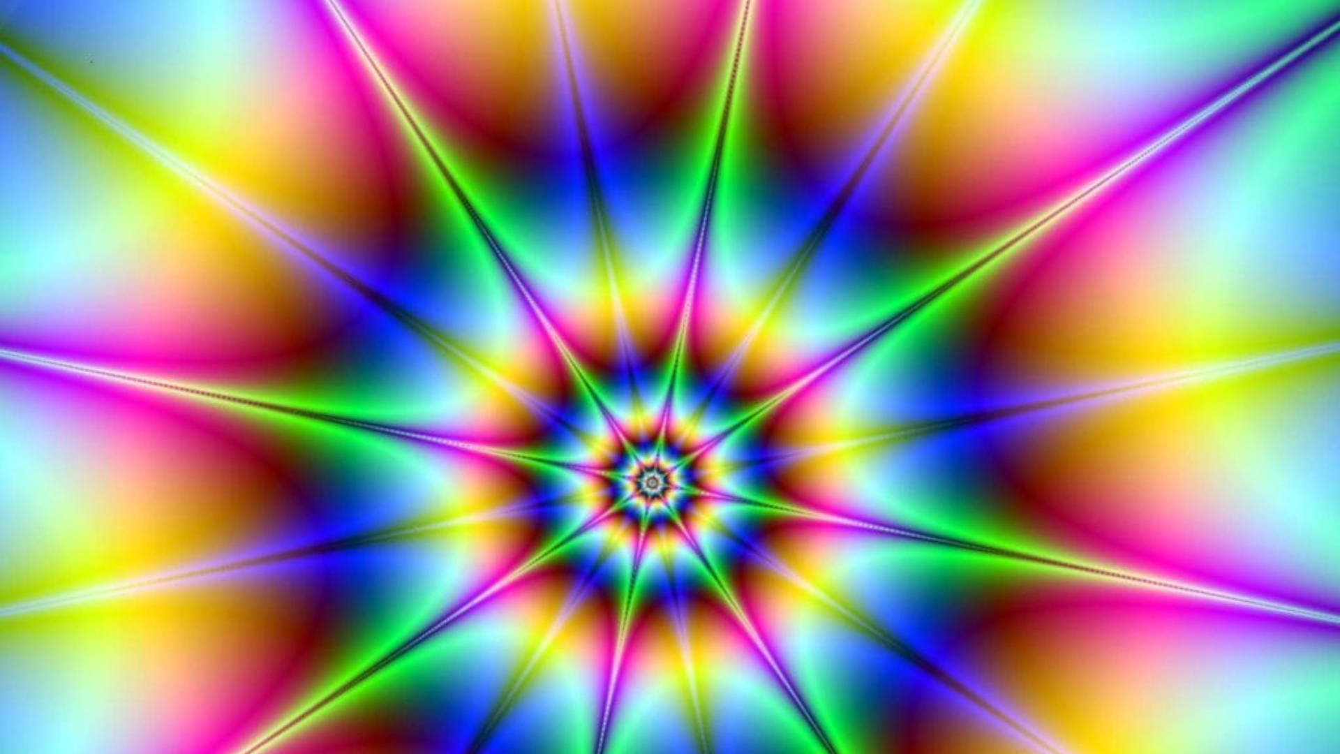 Hypnose Psykedeliske Farver Wallpaper