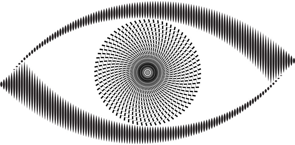 Hypnotic Eye Illusion PNG