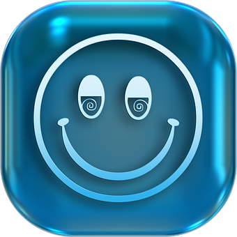Hypnotic Smiley Icon PNG
