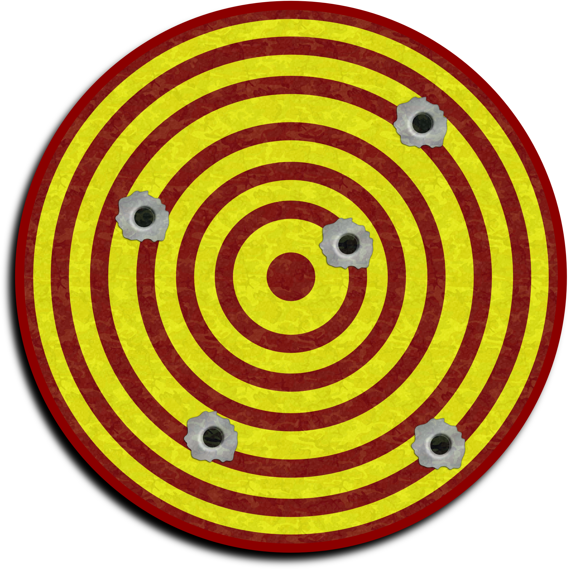 Hypnotic Spiral Target Illusion.png PNG