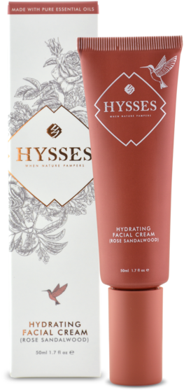 Hysses Rose Sandalwood Hydrating Facial Cream PNG