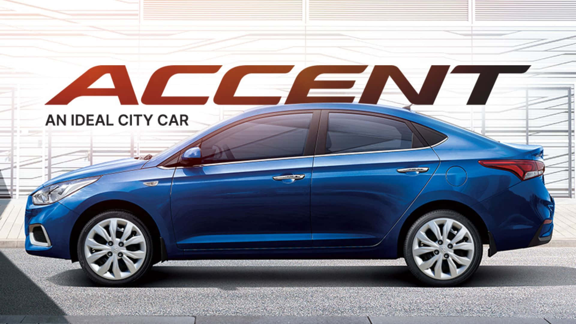 Caption: Hyundai Accent - Modern Style, Impressive Performance Wallpaper