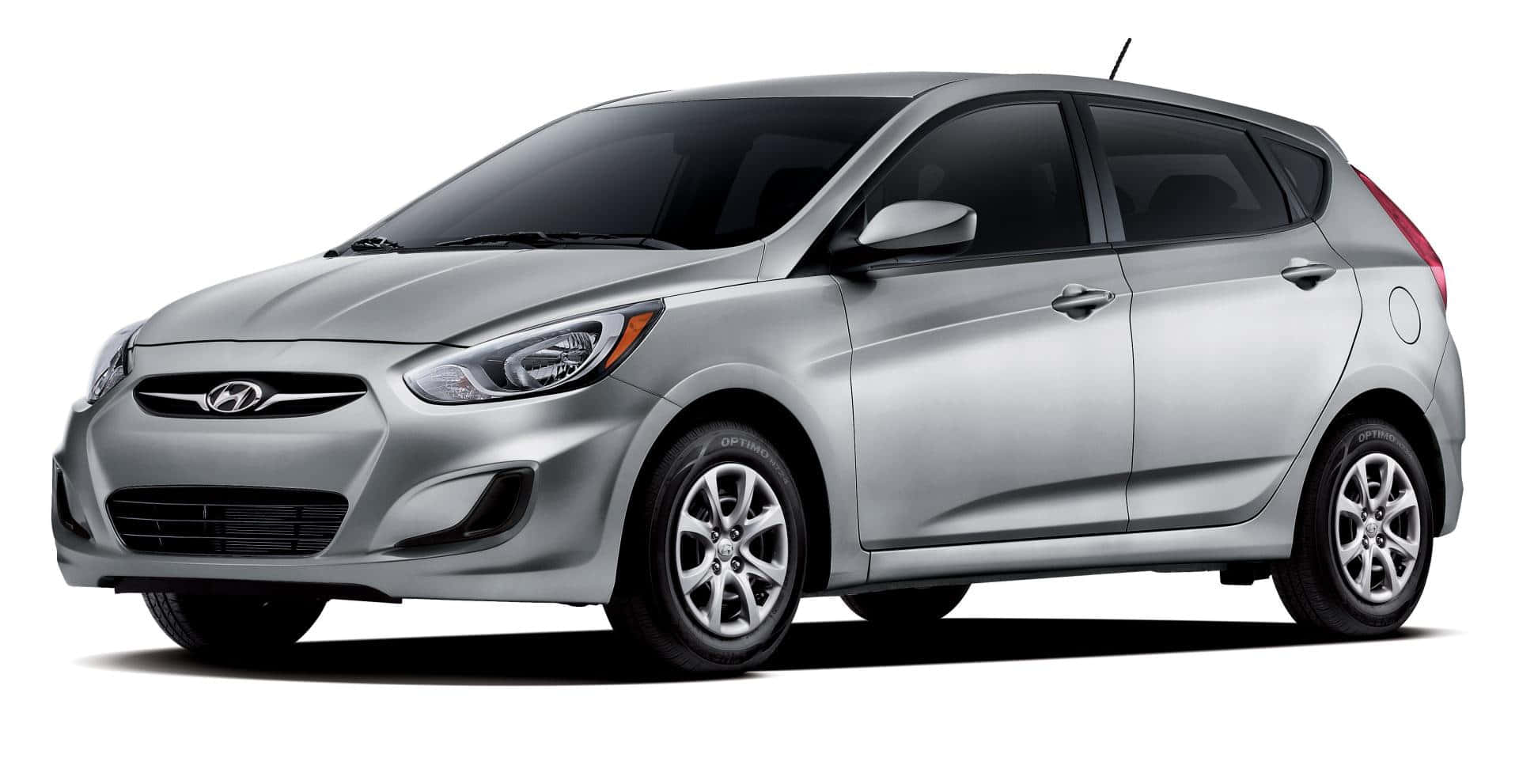 Captivating Hyundai Accent on the Road Wallpaper