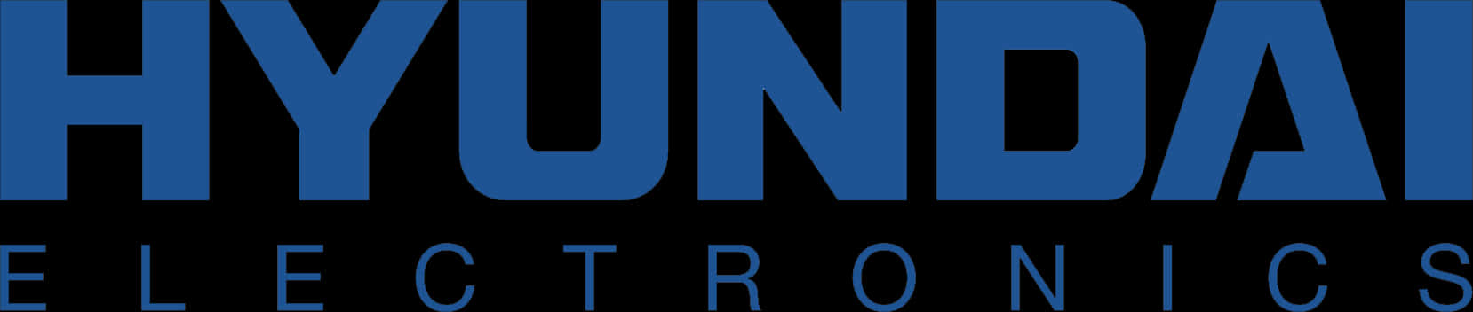 Hyundai Electronics Logo Blue PNG