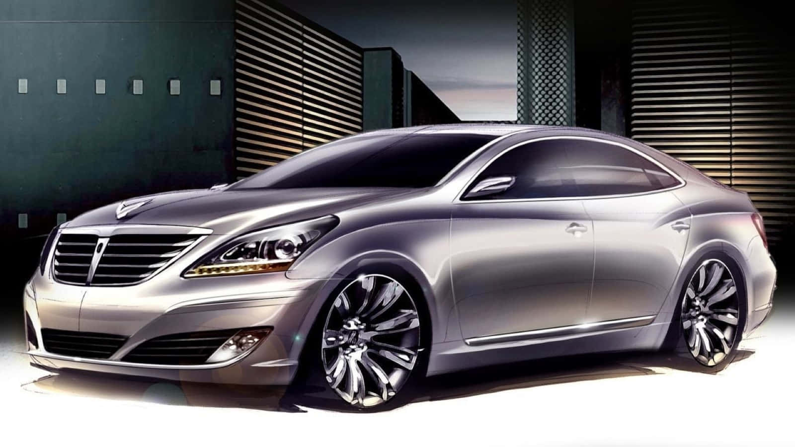 Hyundai Equus - Superior Design and Luxury Wallpaper