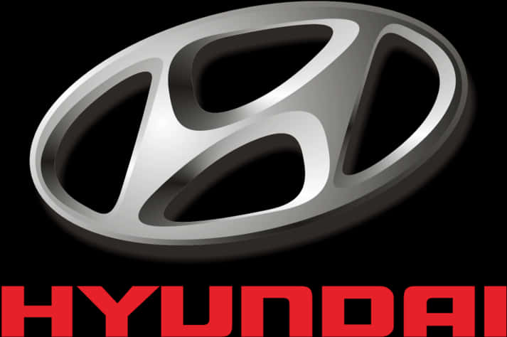 Hyundai Logo Black Background PNG