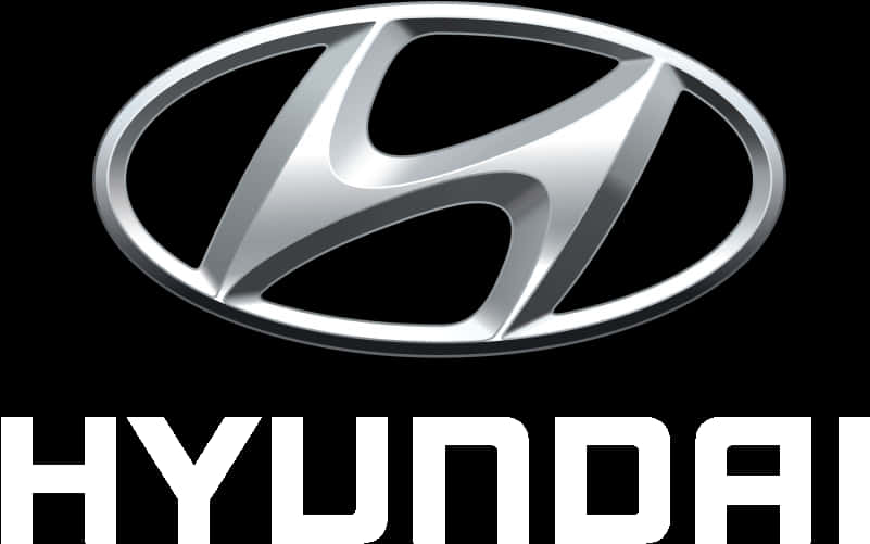 Hyundai Logo Black Background PNG