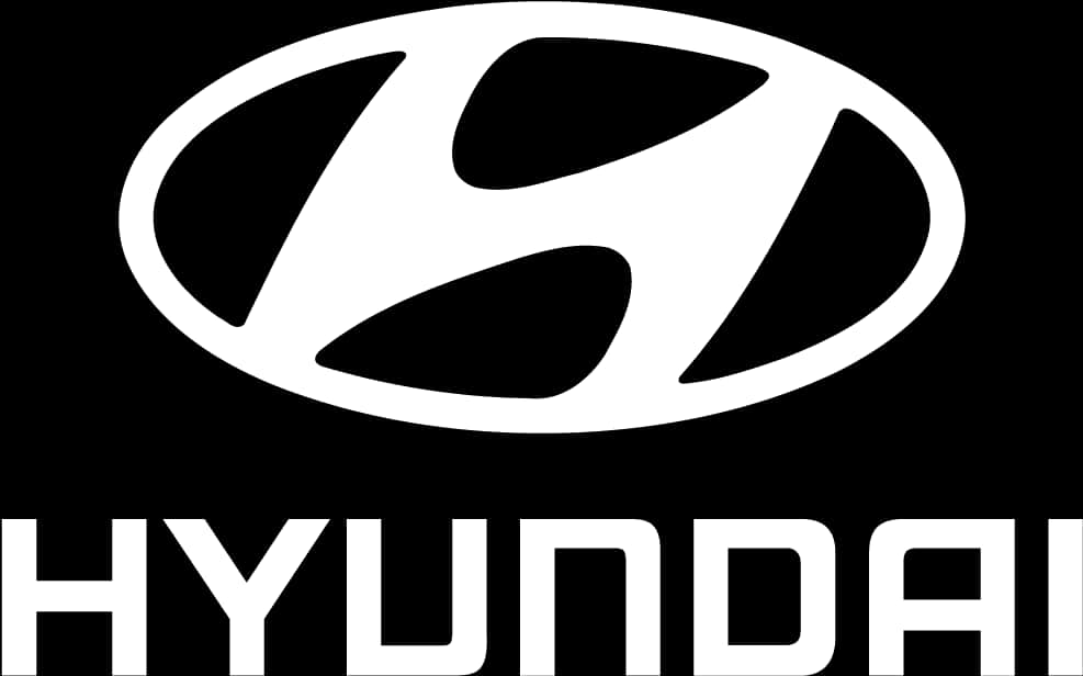 Hyundai Logo Blackand White PNG