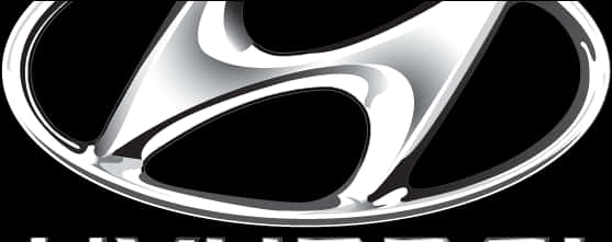 Hyundai Logo Blackand White PNG