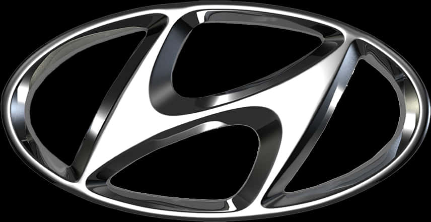 Hyundai Logo3 D Rendering PNG