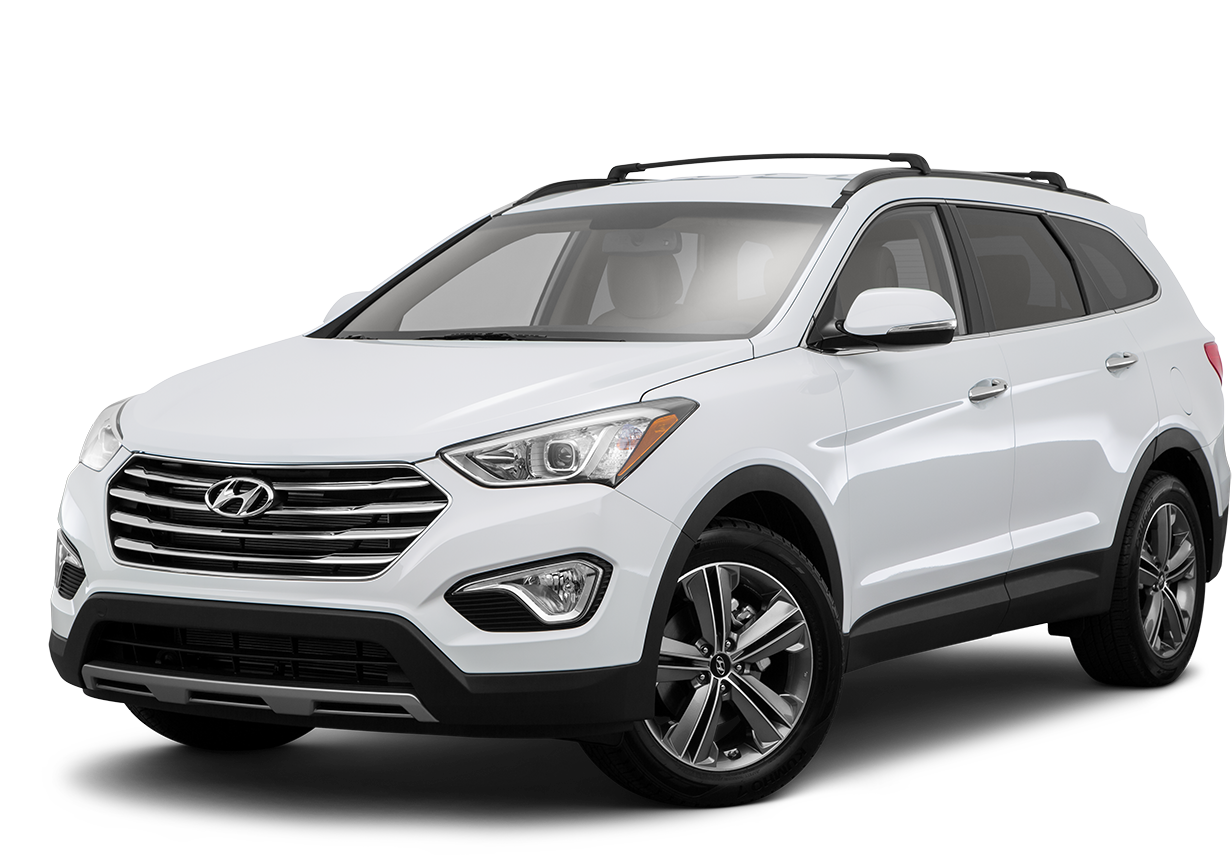 Hyundai S U V White Profile View PNG