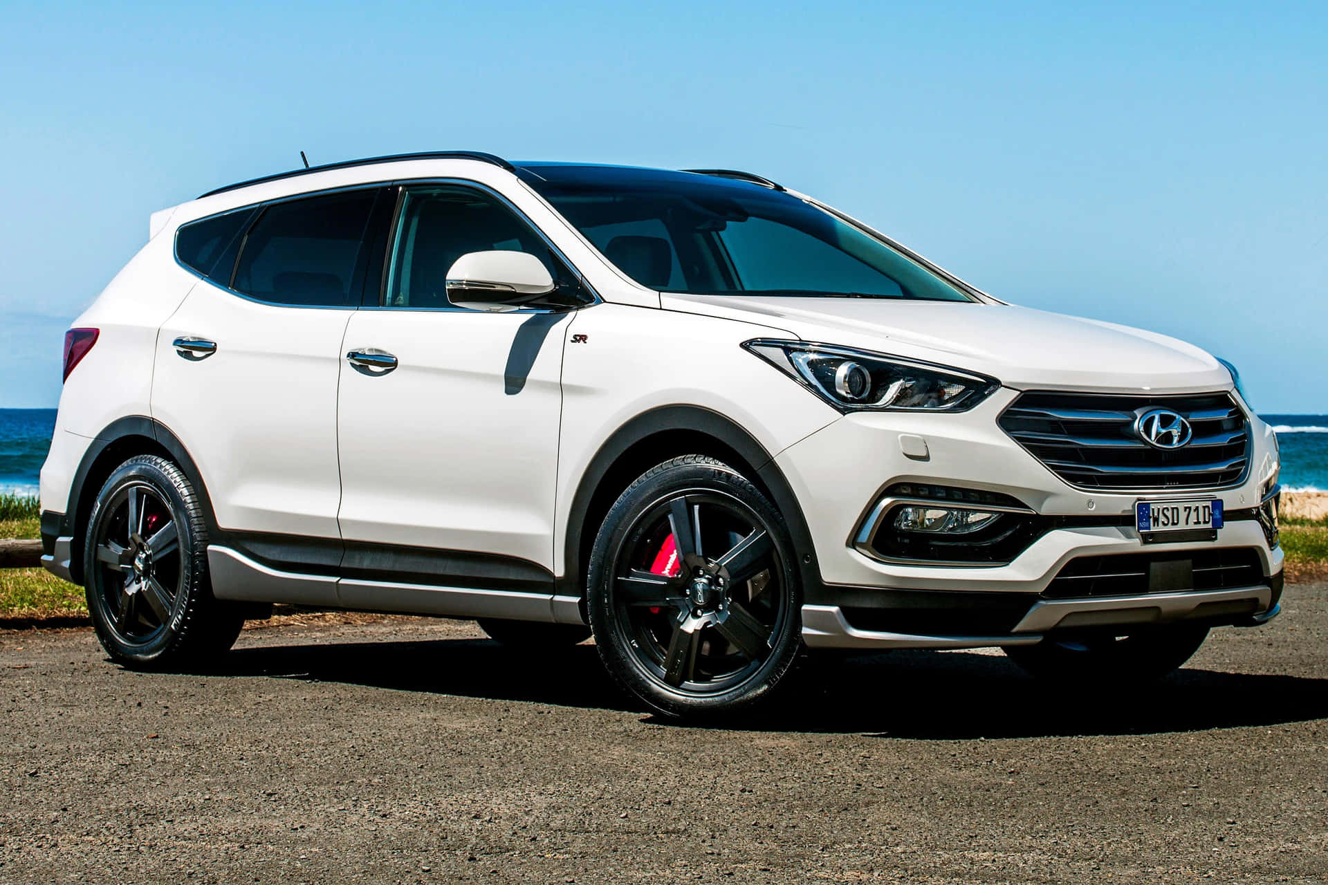 Sleek and Modern Hyundai Tucson in the Wild Wallpaper