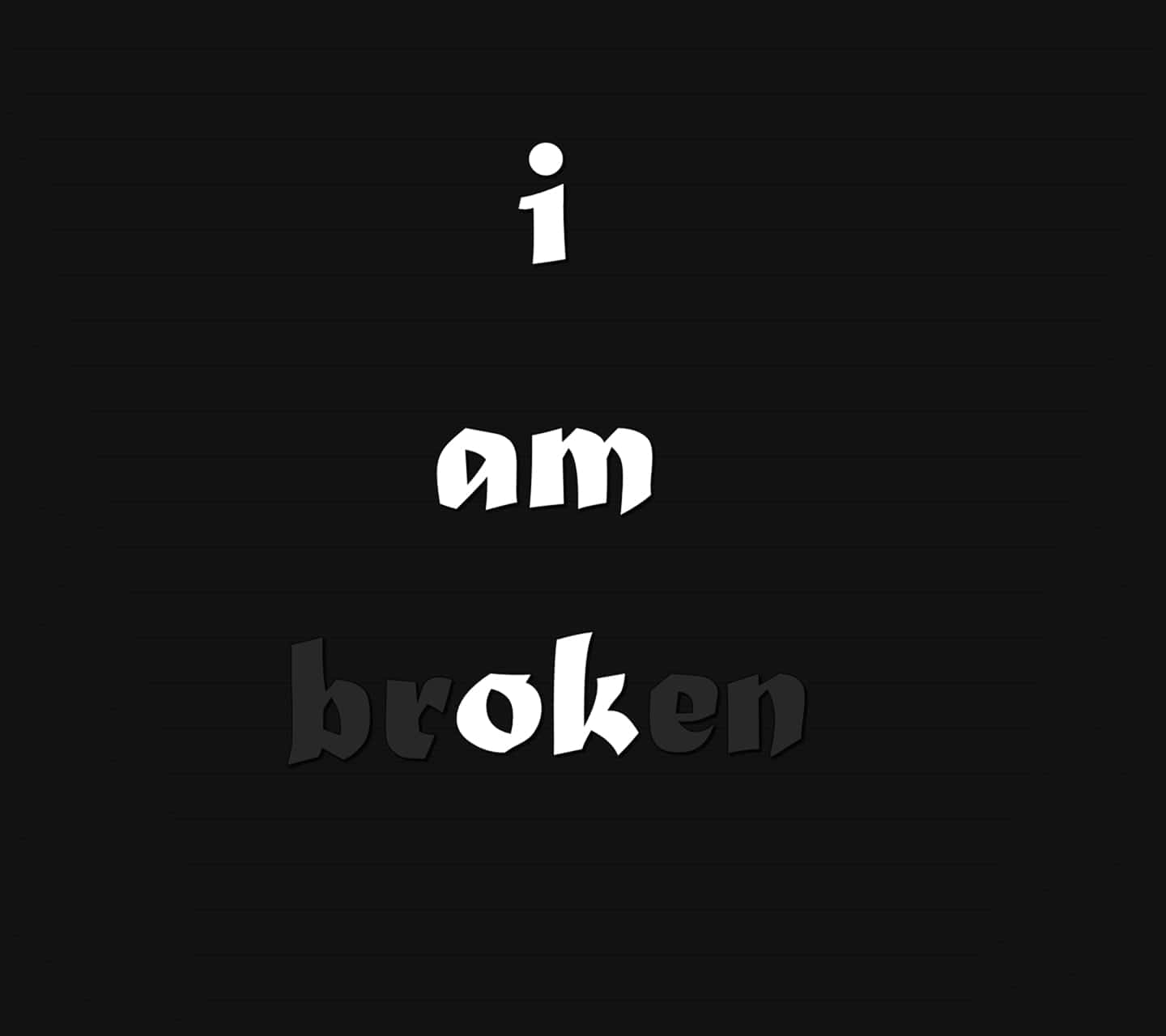 I Am Alone And Ok Wallpaper
