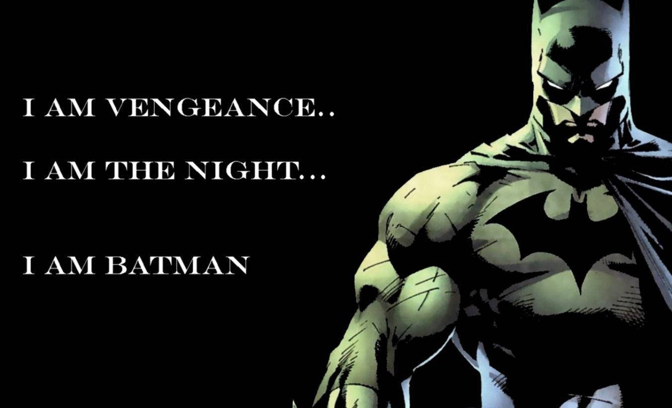 I Am Batman Quotes Wallpaper