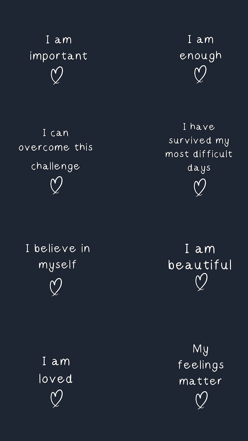 Quote Collections With I Am Enough Wallpaper