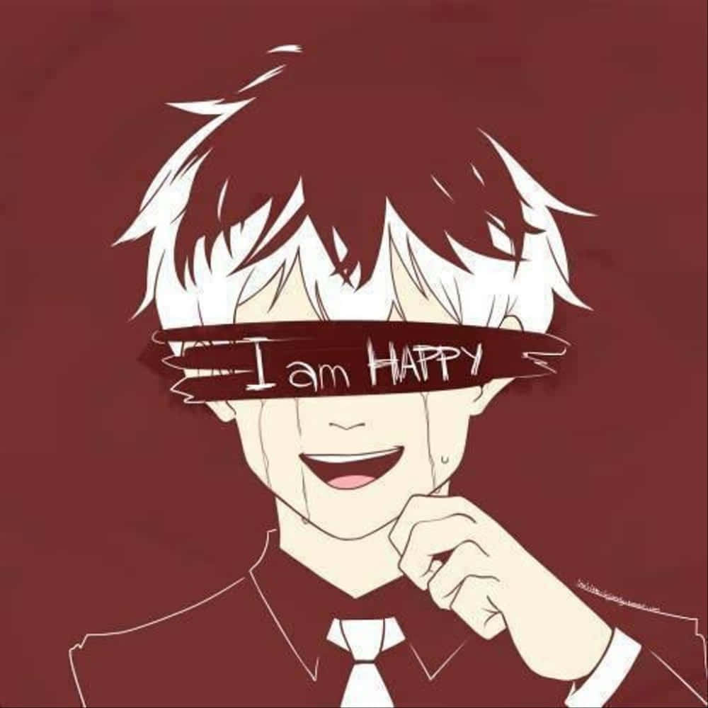 I Am Happy Crying Poster Wallpaper