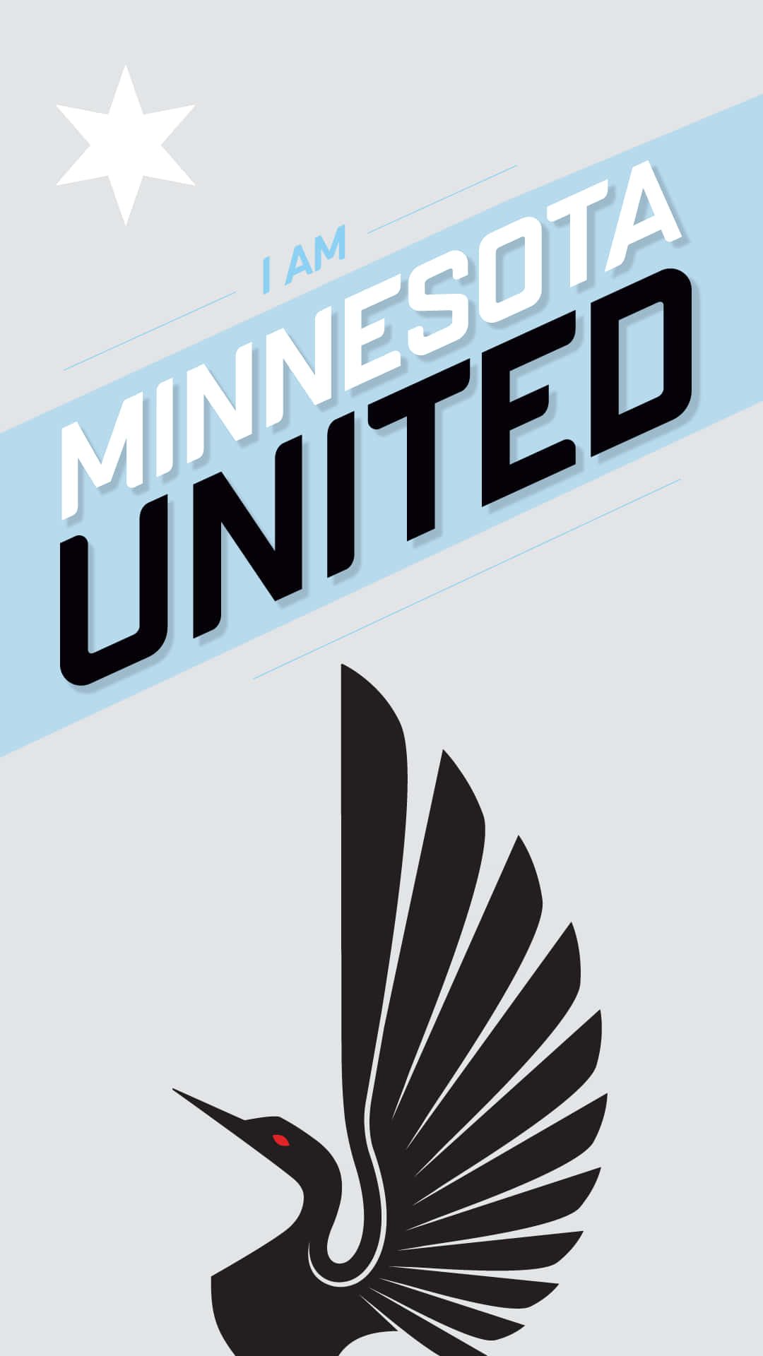Jeg er Minnesota United FC Fan Poster. Wallpaper