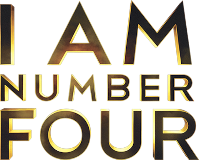 I Am Number Four Title Graphic PNG