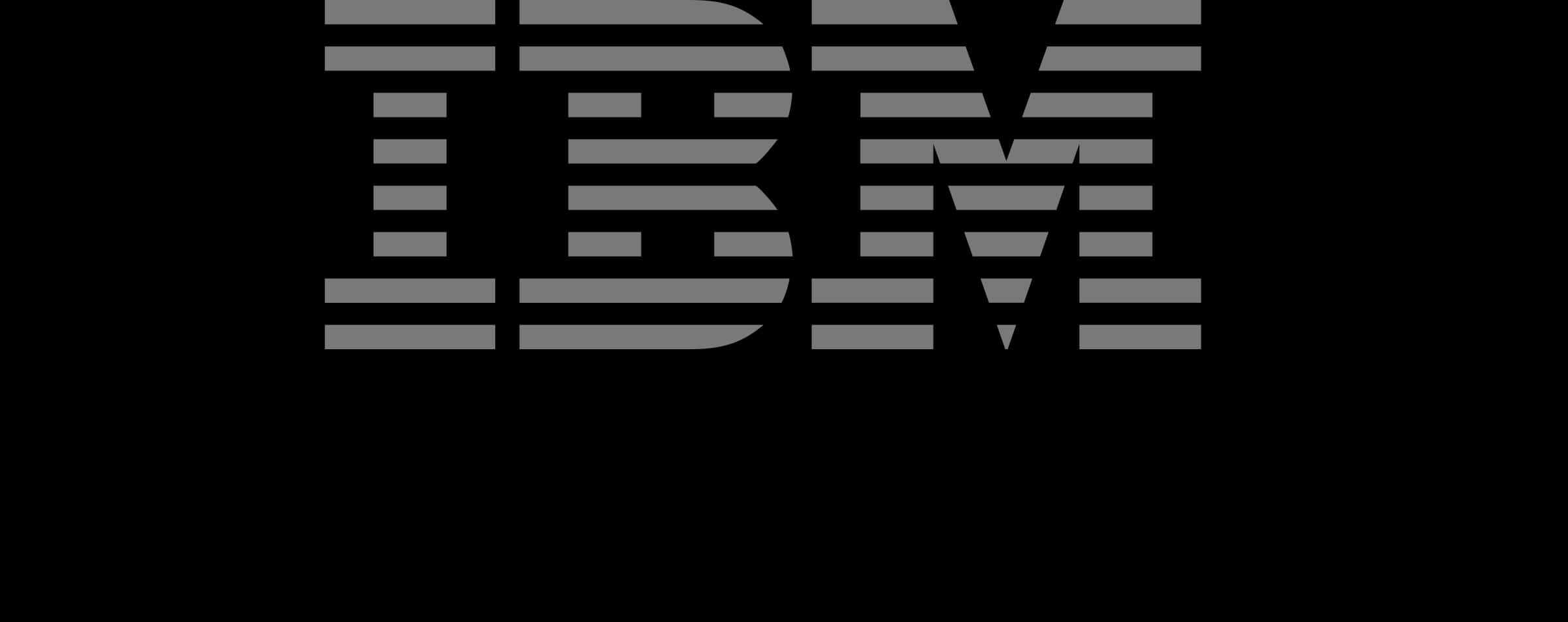 I B M Striped Logo Design PNG