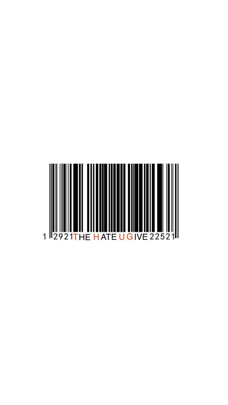 I Hate You Barcode Wallpaper