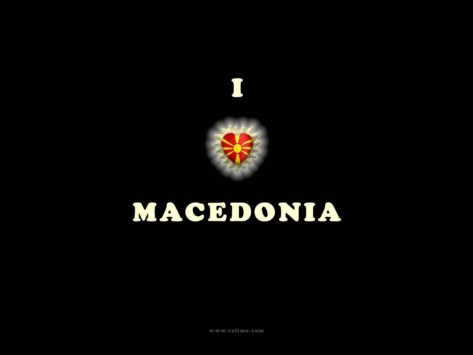 I Heart Macedonia Background