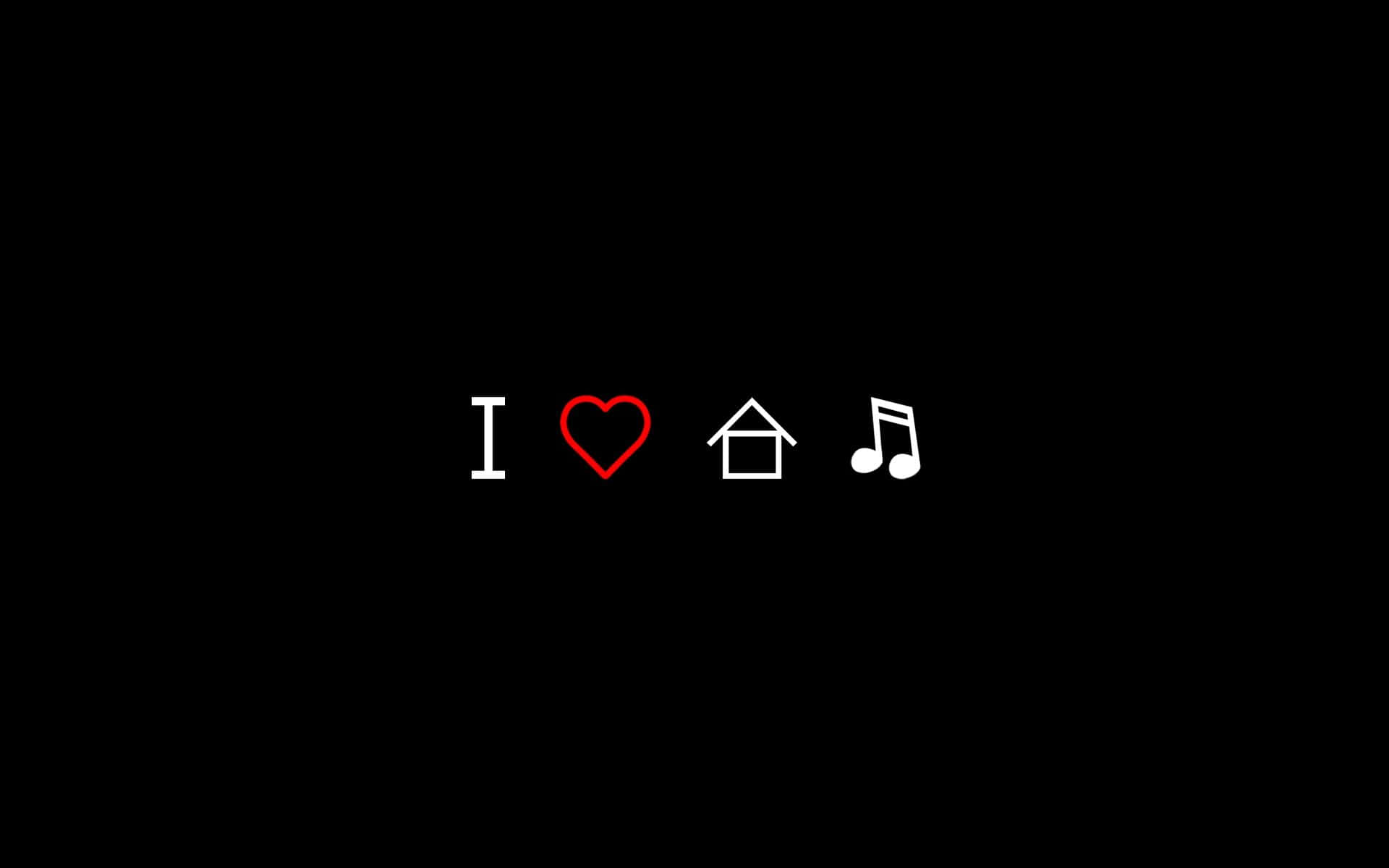 Passionate About House Music - I Heart PFP Wallpaper