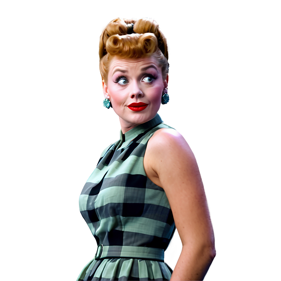 I Love Lucy 50s Fashion Png Bao13 PNG