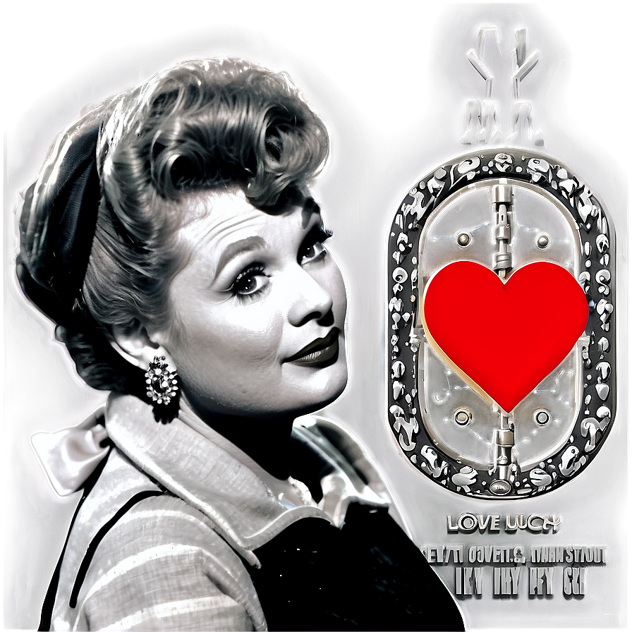 I Love Lucy Black And White Png 39 PNG