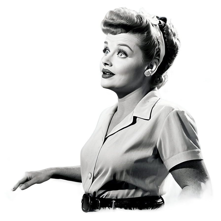 I Love Lucy Black And White Png 97 PNG