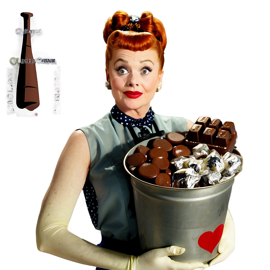 I Love Lucy Chocolate Factory Png 06242024 PNG