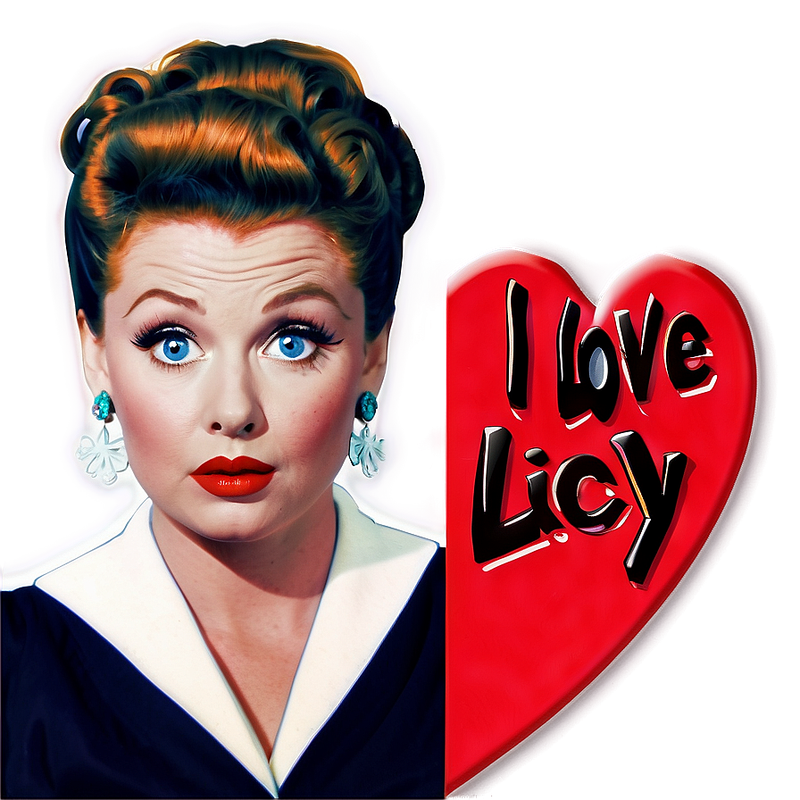 Download I Love Lucy Unique Logo Png Ghx | Wallpapers.com