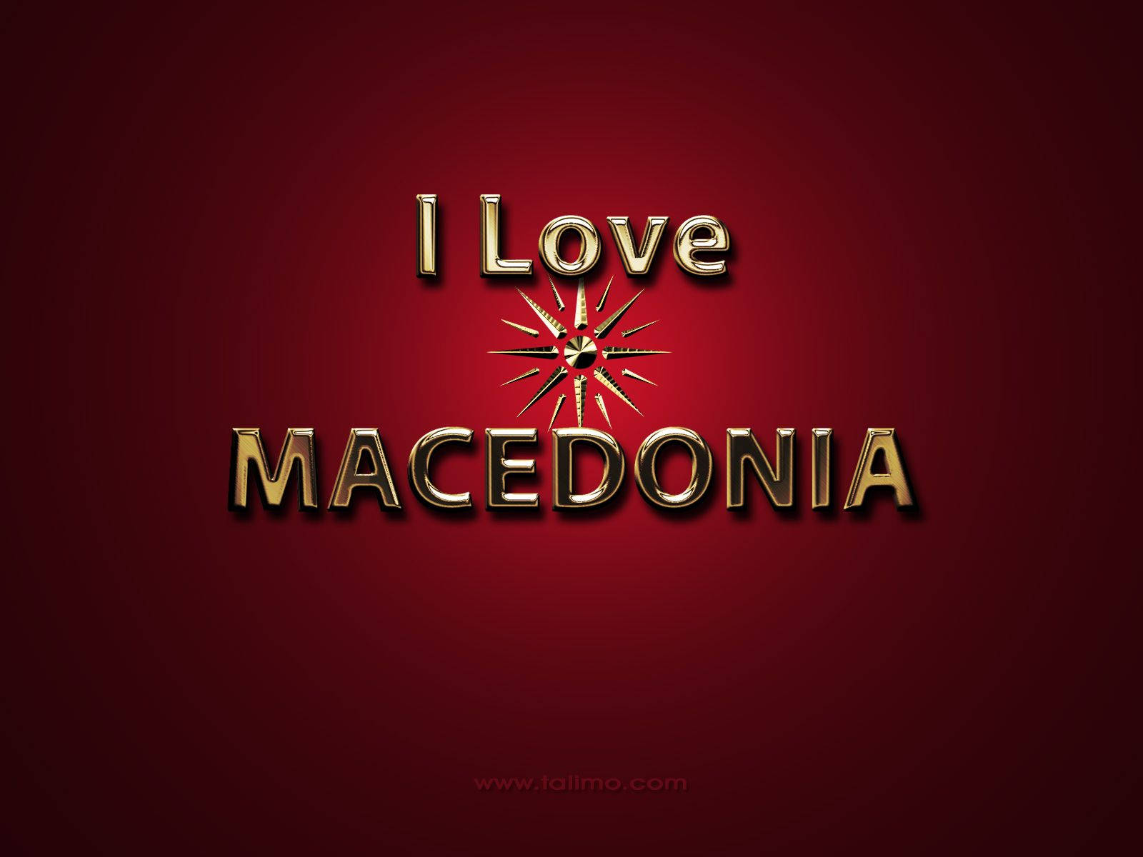 I Love Macedonia Background
