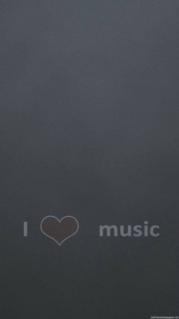 I Love Music Love Iphone Wallpaper