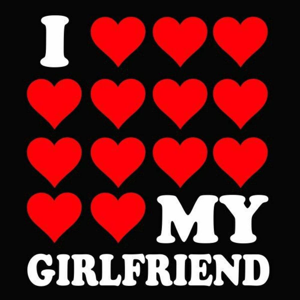 Download I Love My Gf Multiple Red Hearts Pfp Wallpaper 