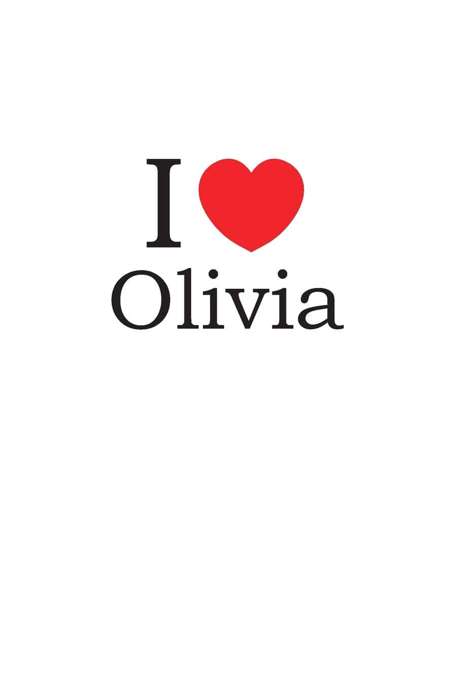 I Love PFP Olivia Wallpaper