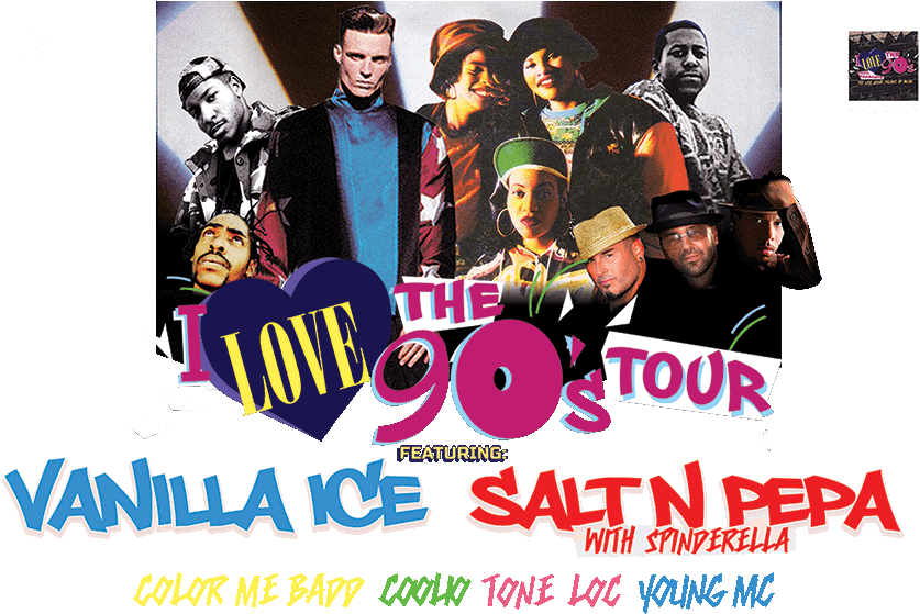 I Love The90s Tour Promo PNG