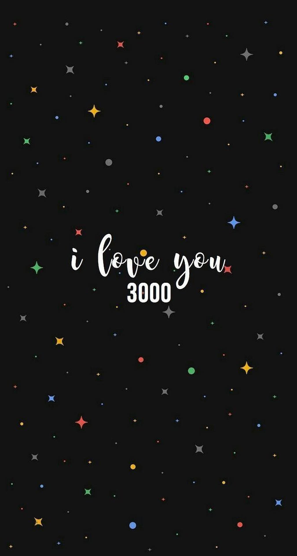 I Love You 3000 Stars Wallpaper