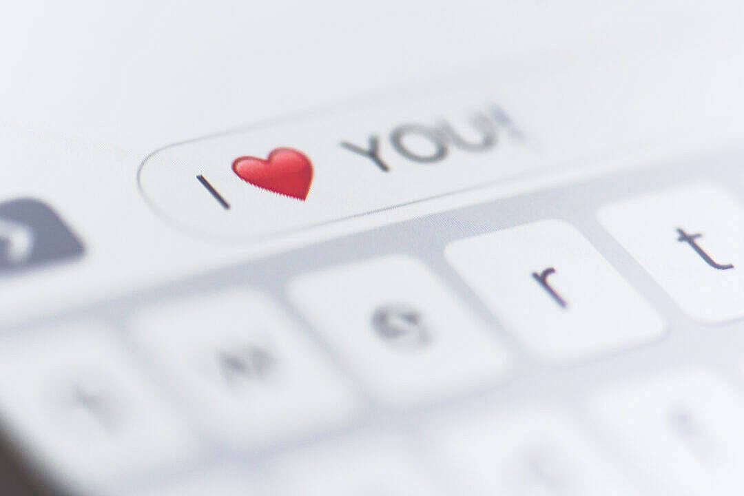 I Love You Aesthetic Text Message Wallpaper