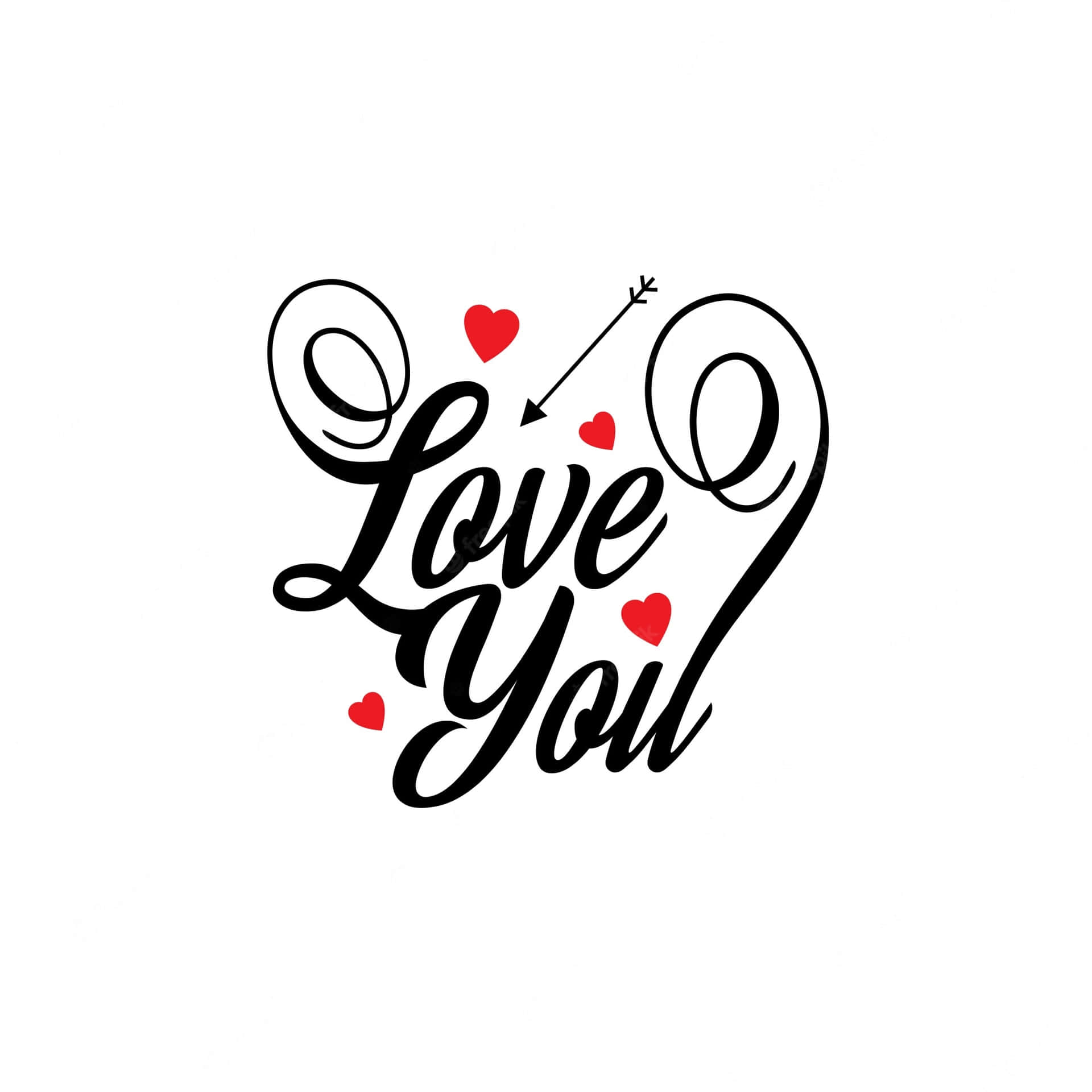 Watercolour Lettering I Love You Free Stock Photo - Public Domain Pictures