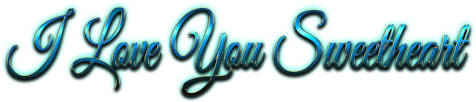 I Love You Sweetheart Graphic Text PNG