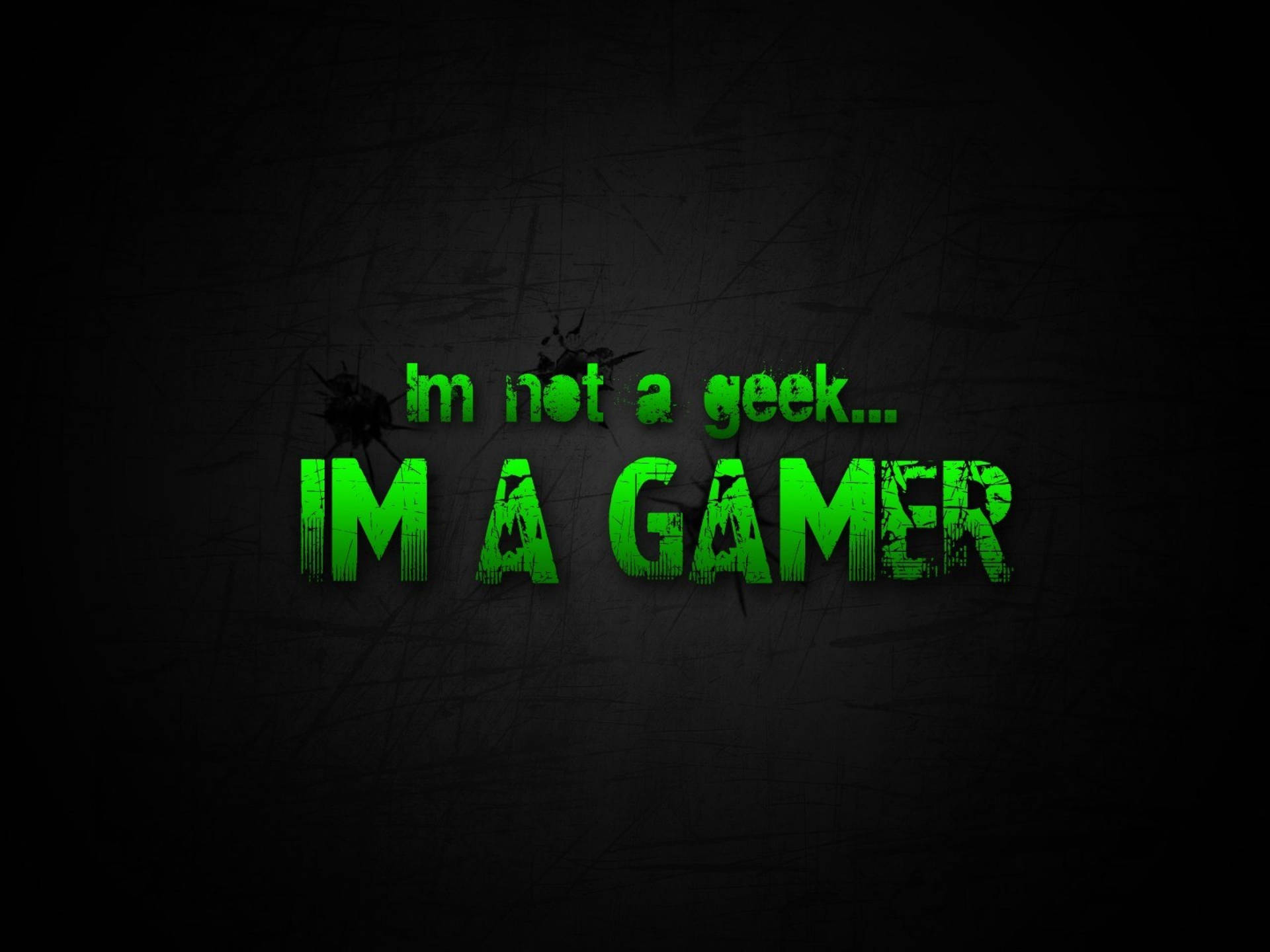 I'm A Gamer Gaming Profile Wallpaper
