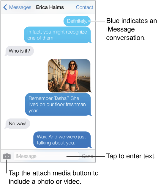 I Message Conversation Screenshot PNG