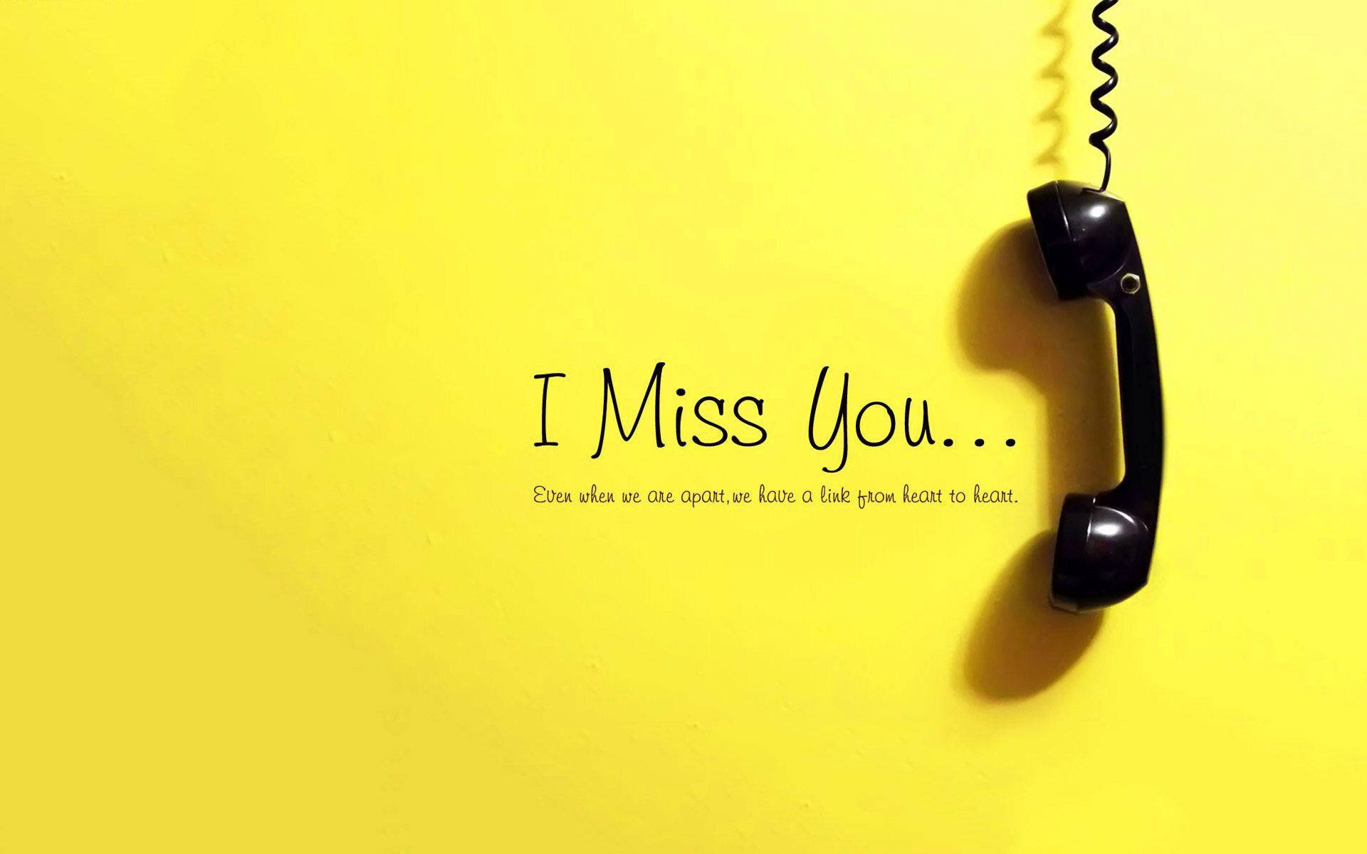 I Miss You Hanging Telephone