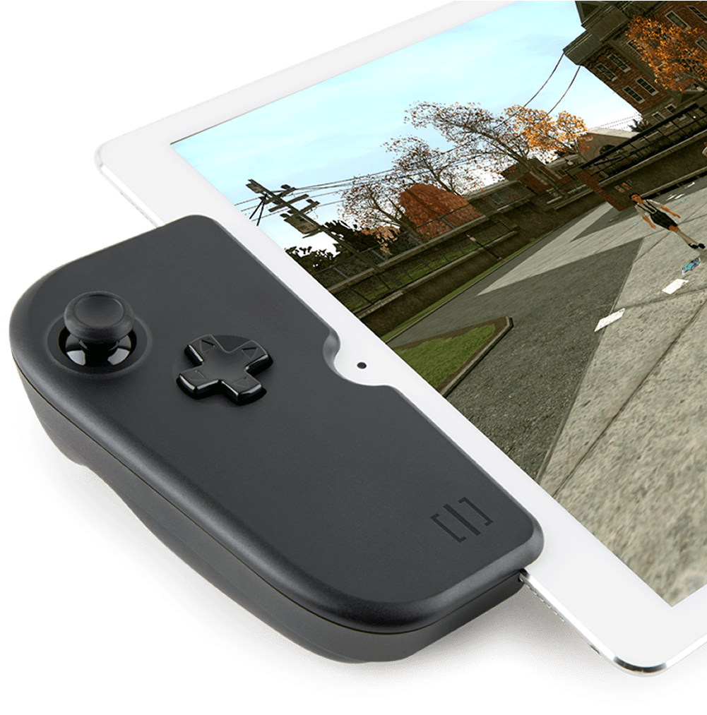 I Pad Prowith Game Controller Attachment PNG