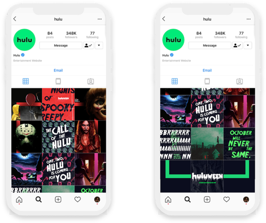 I Phone Hulu Halloween Mockup PNG