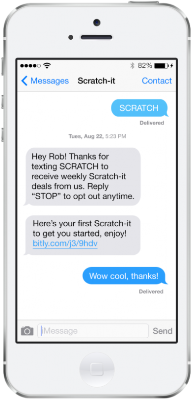 I Phone Text Messaging Mockup PNG
