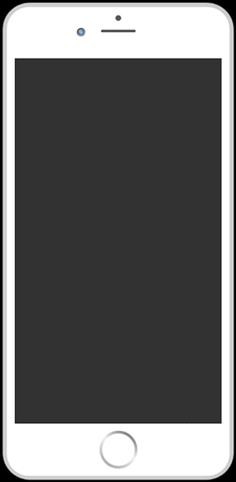 I Phonewith Blank Screen PNG